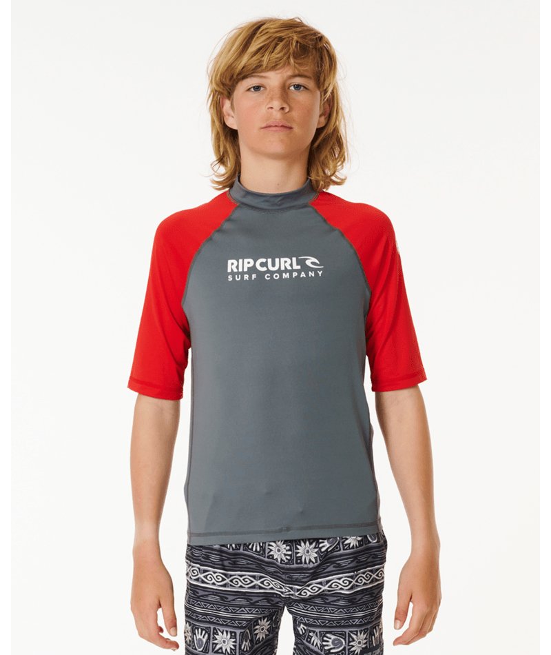 SHOCK UPF S/S - BOY - Rip Curl124BRV - RED - 8