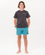 SHRED TIL TEE - BOY - Rip Curl10UBTE - WASHED BLACK - 8