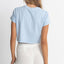 SOUND OF CHANGE VINTAGE CROP CREW TEE - Rhythm0724W - PT01 - SKY - 8