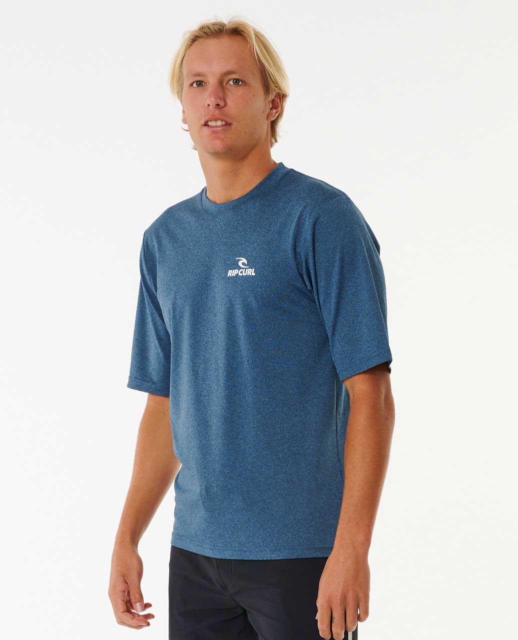 STACK UPF S/S - Rip Curl144MRV - NAVY MARLE - S