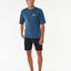 STACK UPF S/S - Rip Curl144MRV - NAVY MARLE - S