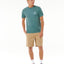 STAPLE TEE - Rip Curl0MKMTE - BLUE STONE - S