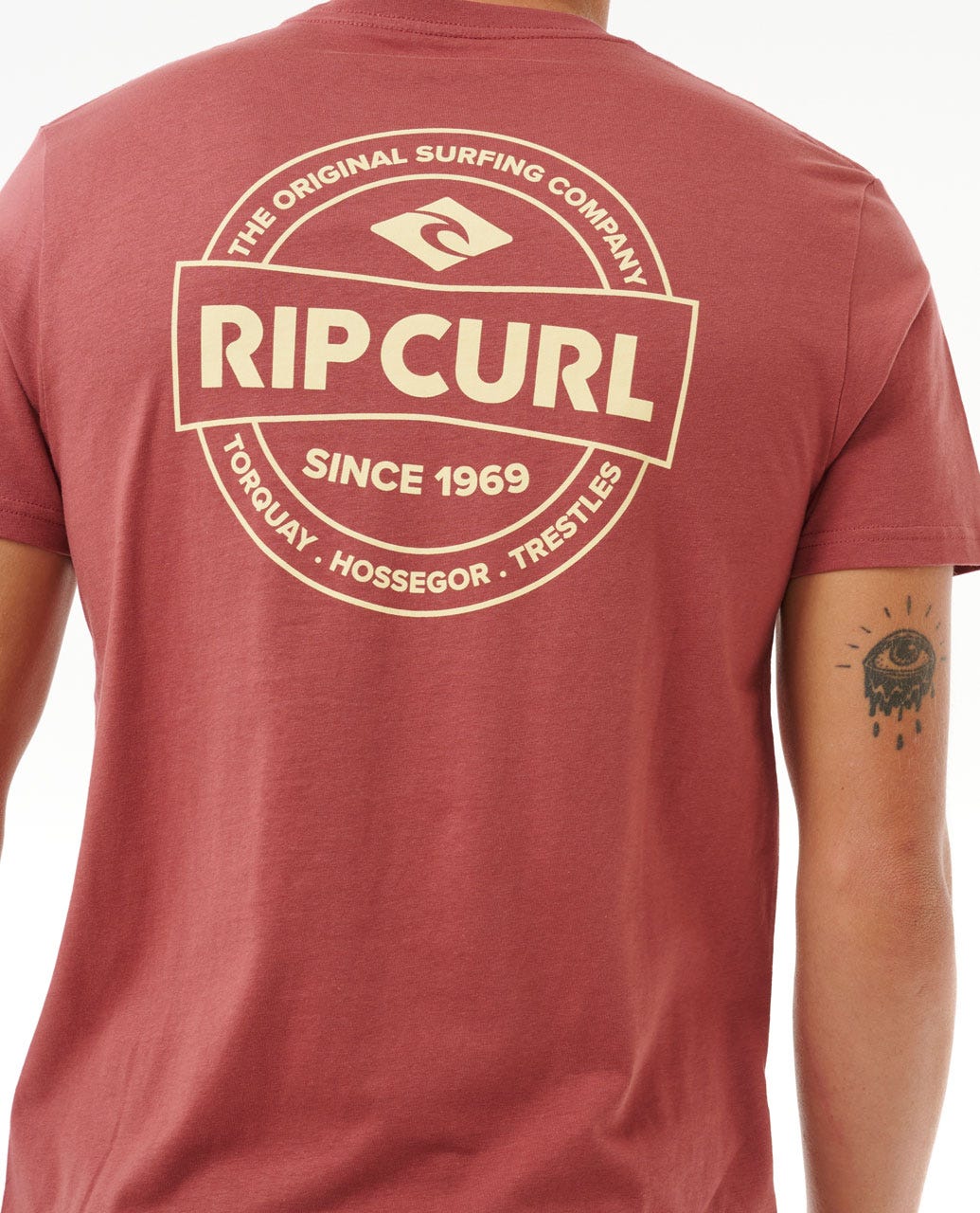 STAPLE TEE - Rip Curl0MKMTE - BLUE STONE - S