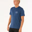 STAPLE TEE - Rip Curl0MKMTE - BLUE STONE - S