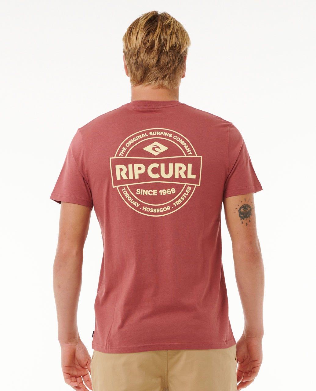 STAPLE TEE - Rip Curl0MKMTE - BLUE STONE - S