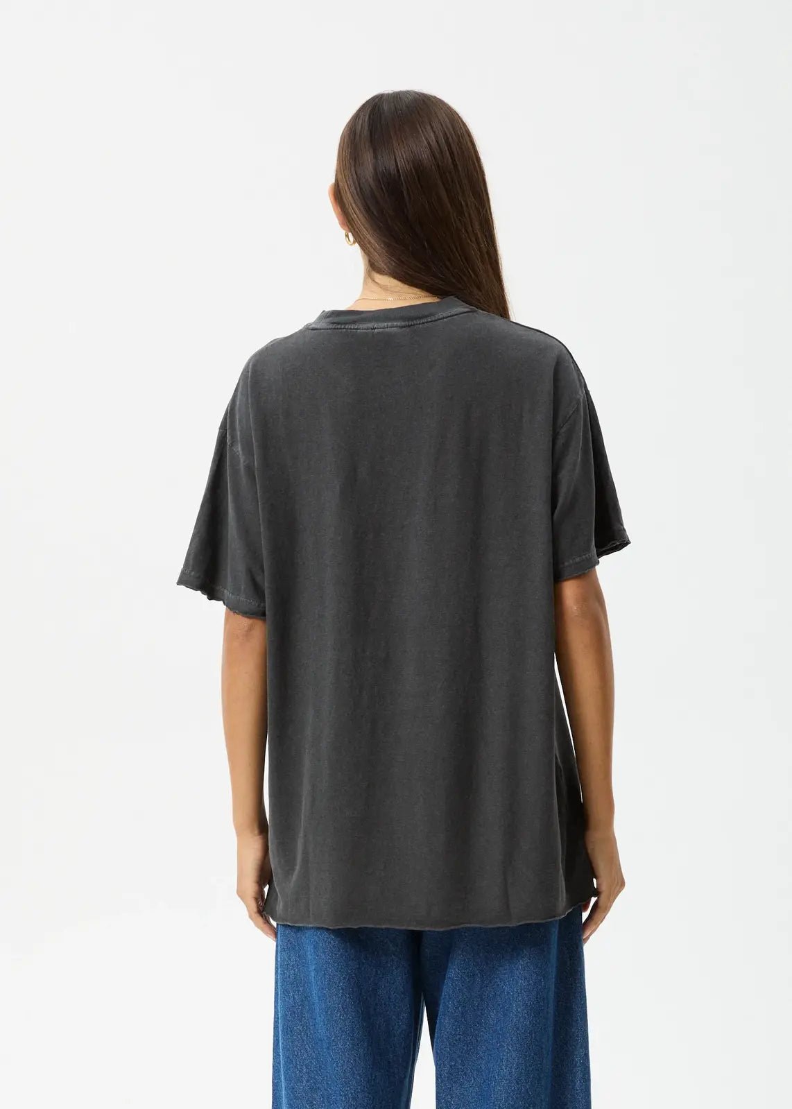 Still Life - Oversized Tee - AfendsW244011 - Stone Black - XS