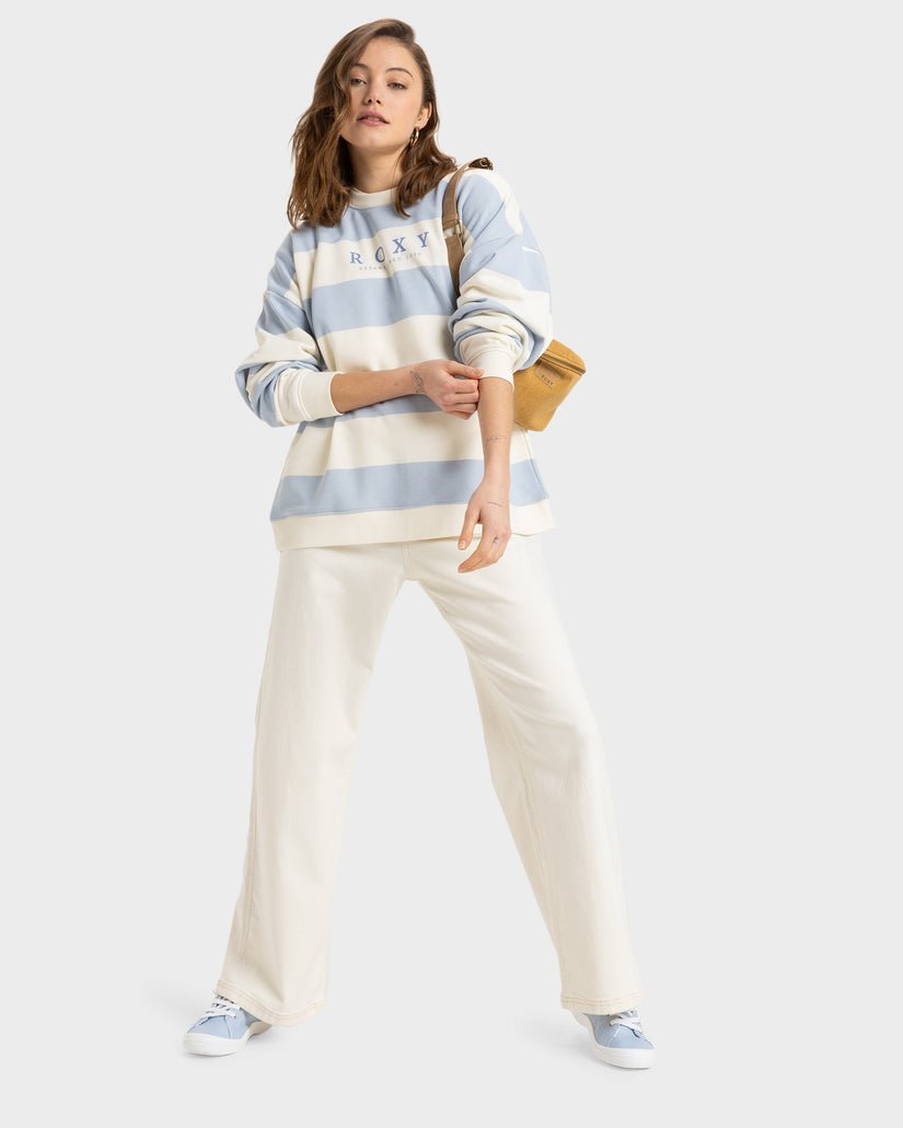 STRICTLY STRIPES OVERSIZED - RoxyERJFT04954 - Parchement Strictly - XS