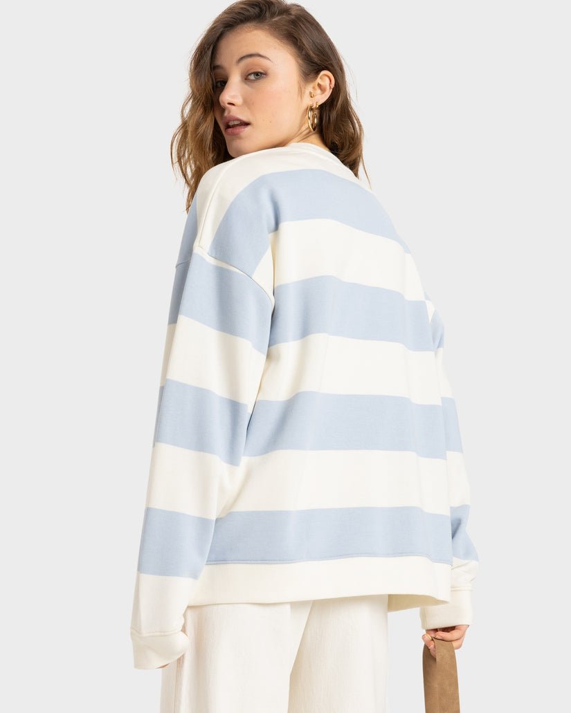 STRICTLY STRIPES OVERSIZED - RoxyERJFT04954 - Parchement Strictly - XS