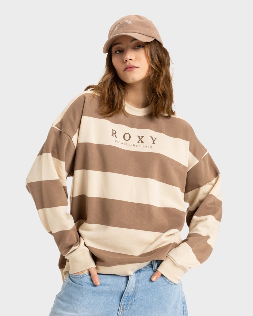 STRICTLY STRIPES OVERSIZED - RoxyERJFT04954 - Parchement Strictly - XS