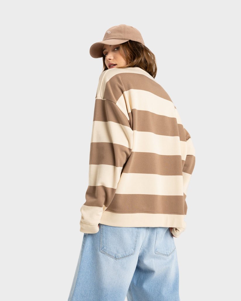 STRICTLY STRIPES OVERSIZED - RoxyERJFT04954 - Parchement Strictly - XS