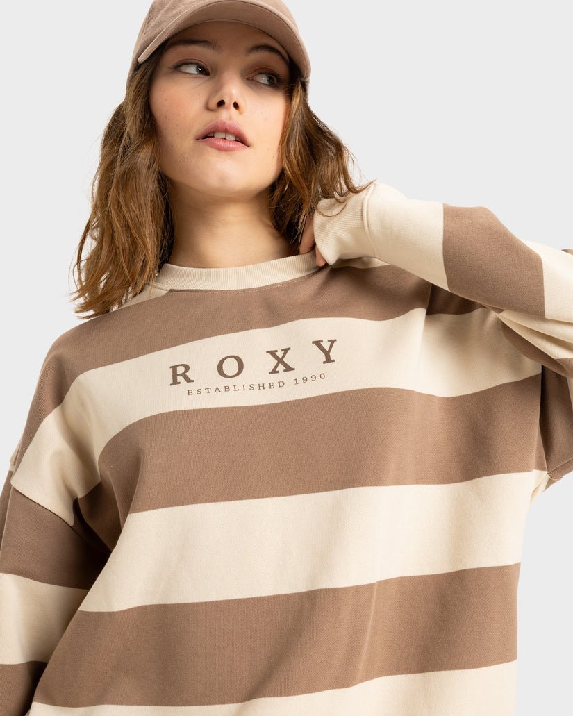 STRICTLY STRIPES OVERSIZED - RoxyERJFT04954 - Parchement Strictly - XS