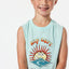 SUN SHAKA TANK - BOY - Rip Curl01XTTE - LIGHT BLUE - 1to2