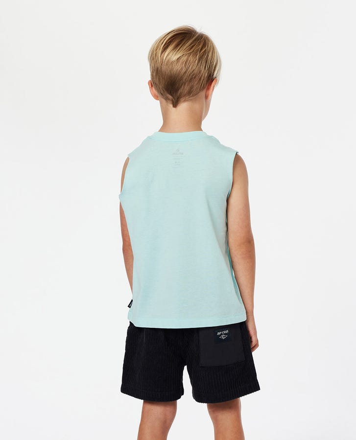 SUN SHAKA TANK - BOY - Rip Curl01XTTE - LIGHT BLUE - 1to2