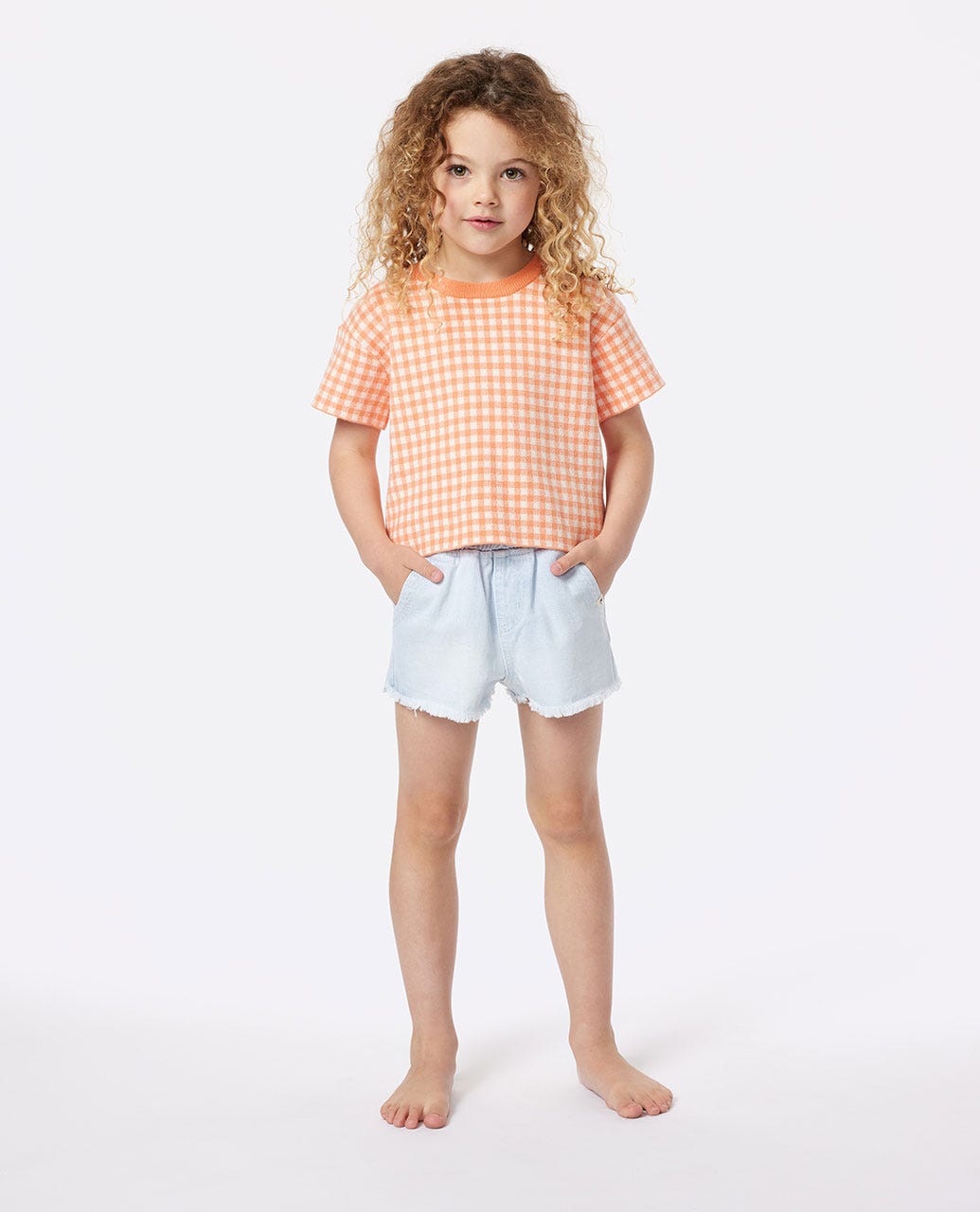 SUNKISSED DREAMS CROP TEE - GIRL - Rip Curl019JTE - ORANGE - 1 - 2