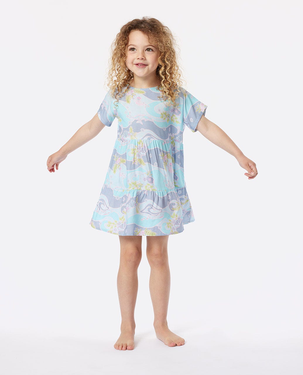 SUNKISSED DREAMS DRESS - GIRL - Rip Curl00JJDR - BRIGHT BLUE - 1 - 2