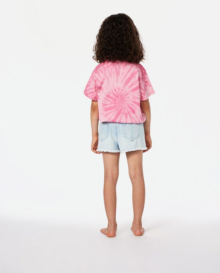 SUNKISSED TIE DYE TEE - GIRL - Rip Curl01HJTE - HOT PINK - 1to2