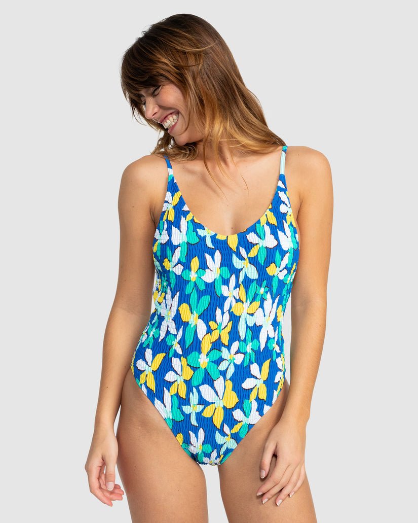 SUNNY DAYS FLORAL ONE PIECE - RoxyERJX103692 - Bright White Sunligh - XS