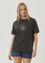 Sunny - Oversized Tee - AfendsW244010 - Stone Black - XS