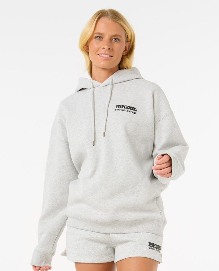 SURF PUFF HERITAGE HOOD - Rip Curl06AWFL - GREY MARLE - 2XS