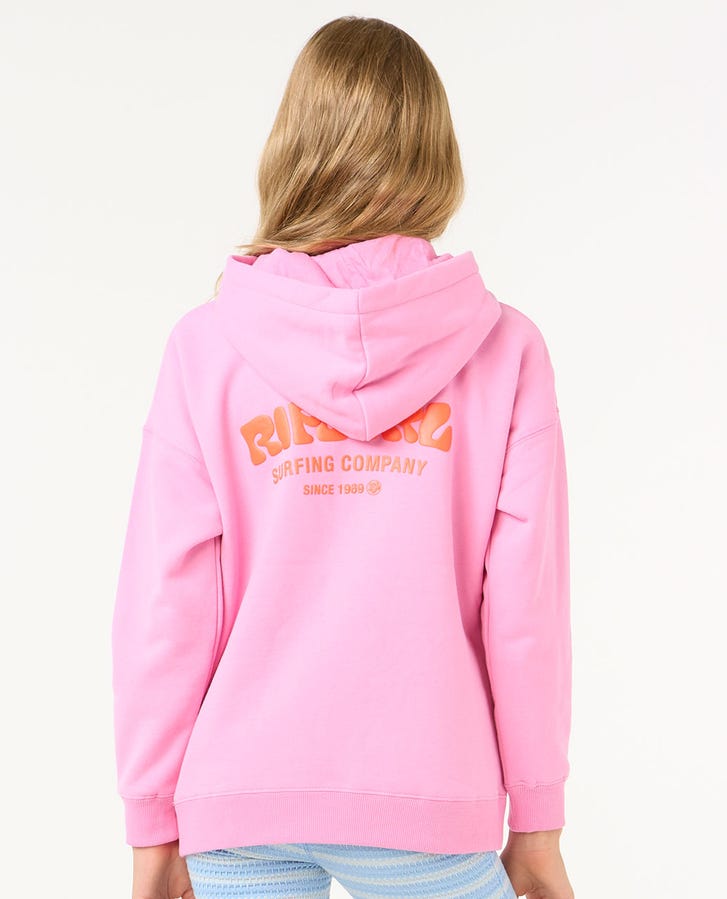 SURF PUFF HOOD - GIRL - Rip Curl021GFL - HOT PINK - 8