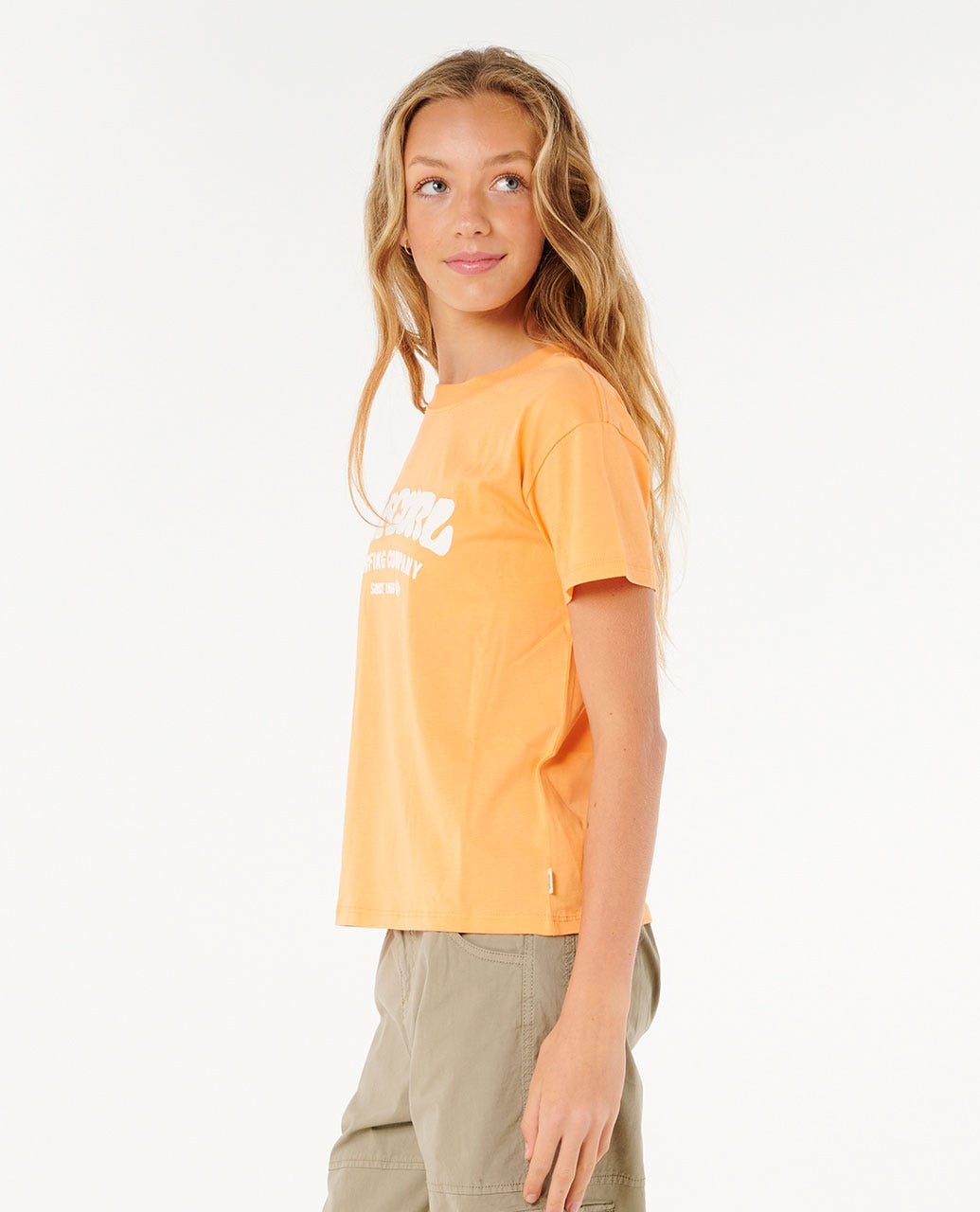 SURF PUFF RELAXED TEE - GIRL - Rip Curl03EGTE - ORANGE - 8