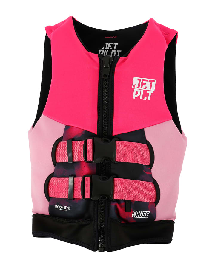 THE CAUSE F/E YOUTH ECO VEST - Jet PilotJA24211C - Pink - 3 to 4