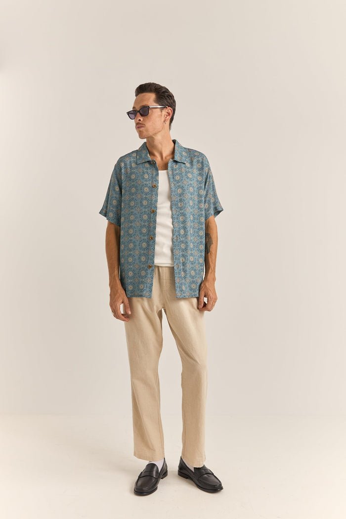 TULUM SS SHIRT - Rhythm1024M - WT04 - SLATE - XL