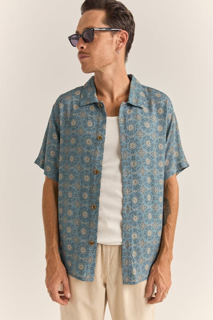 TULUM SS SHIRT - Rhythm1024M - WT04 - SLATE - XL