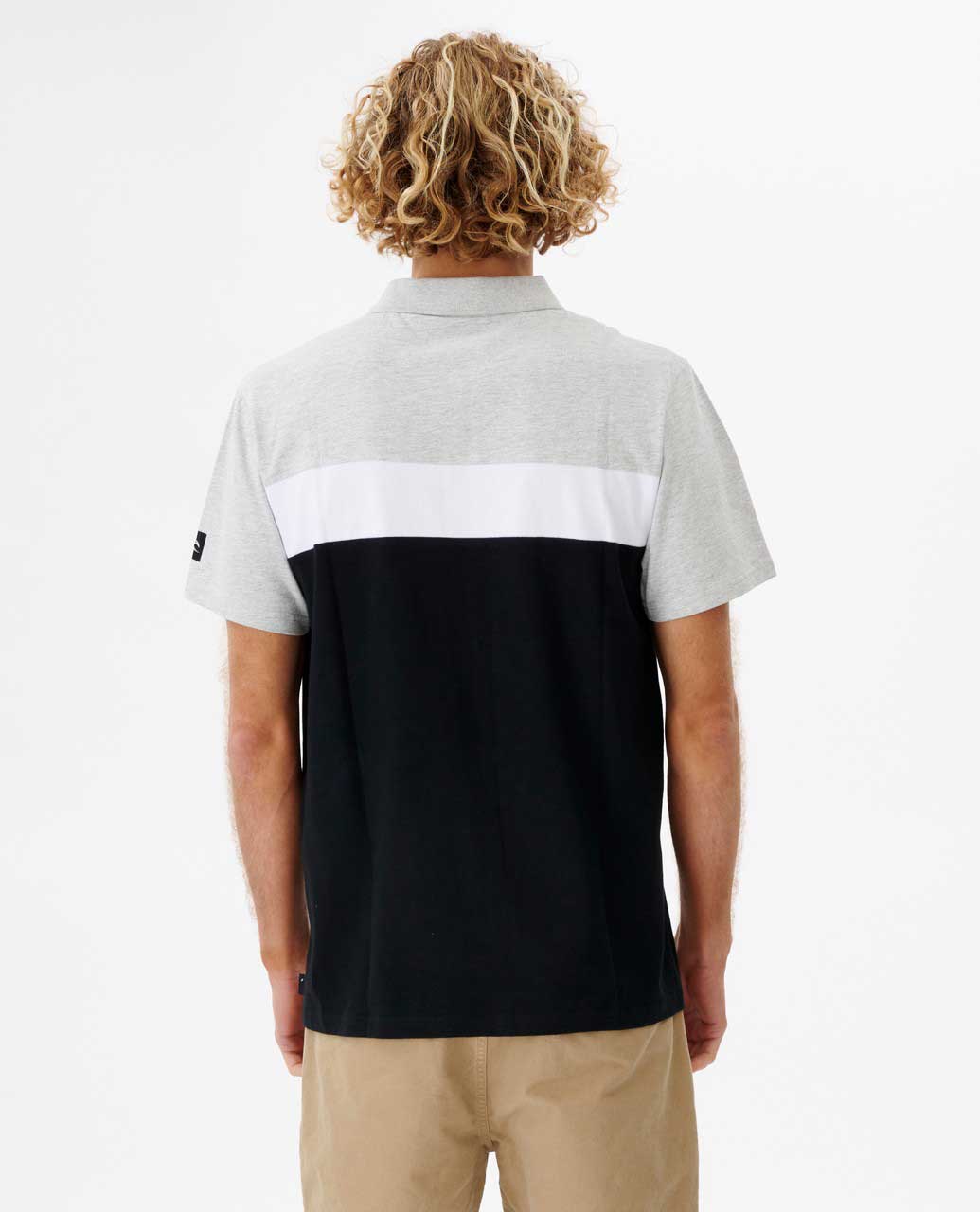 UNDERTOW PANEL POLO - Rip CurlCPLAA9 - BLACK - S