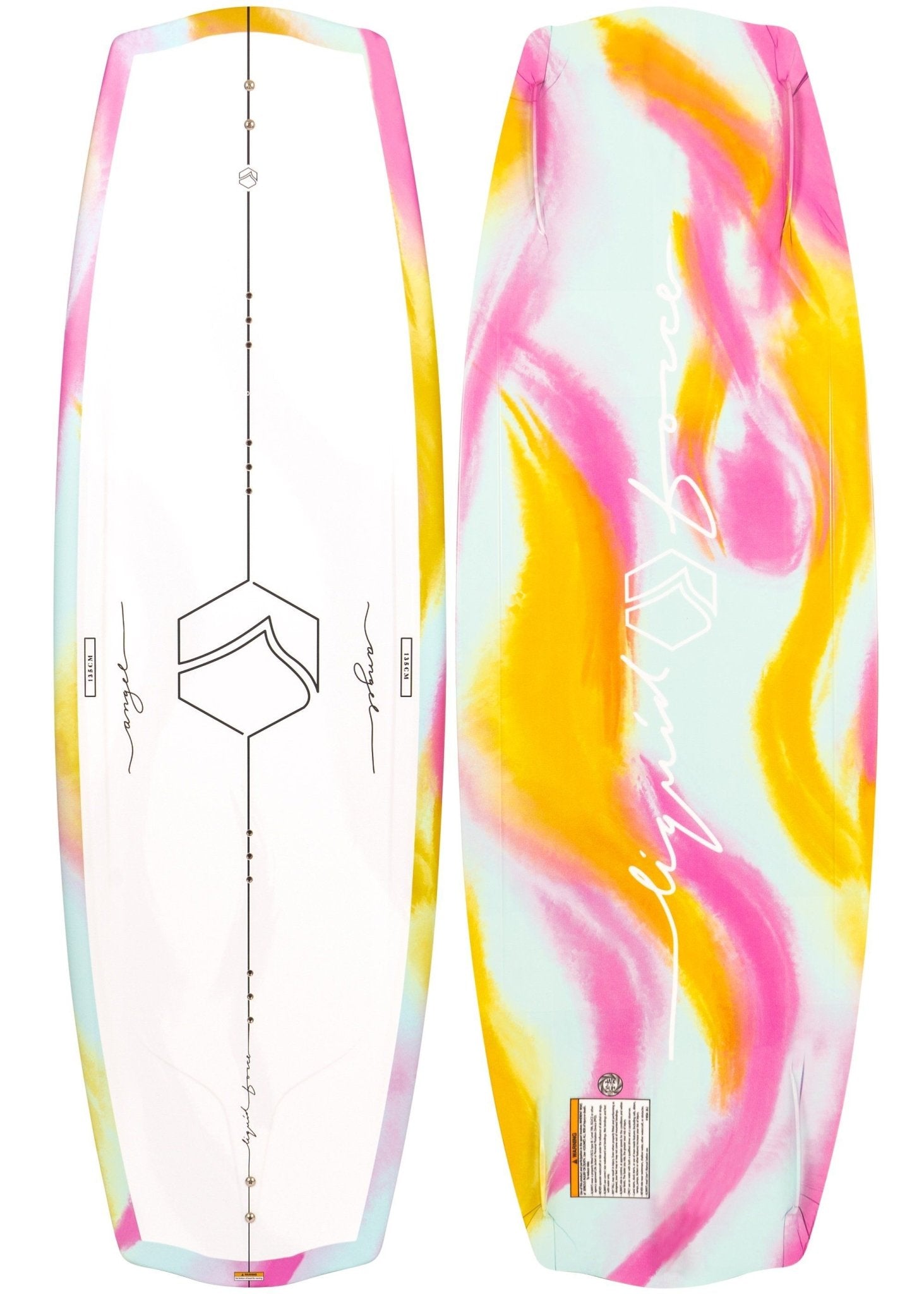 2023 Angel Wakeboard -Liquid Force2225152-130-No Boots-W 4 to 7