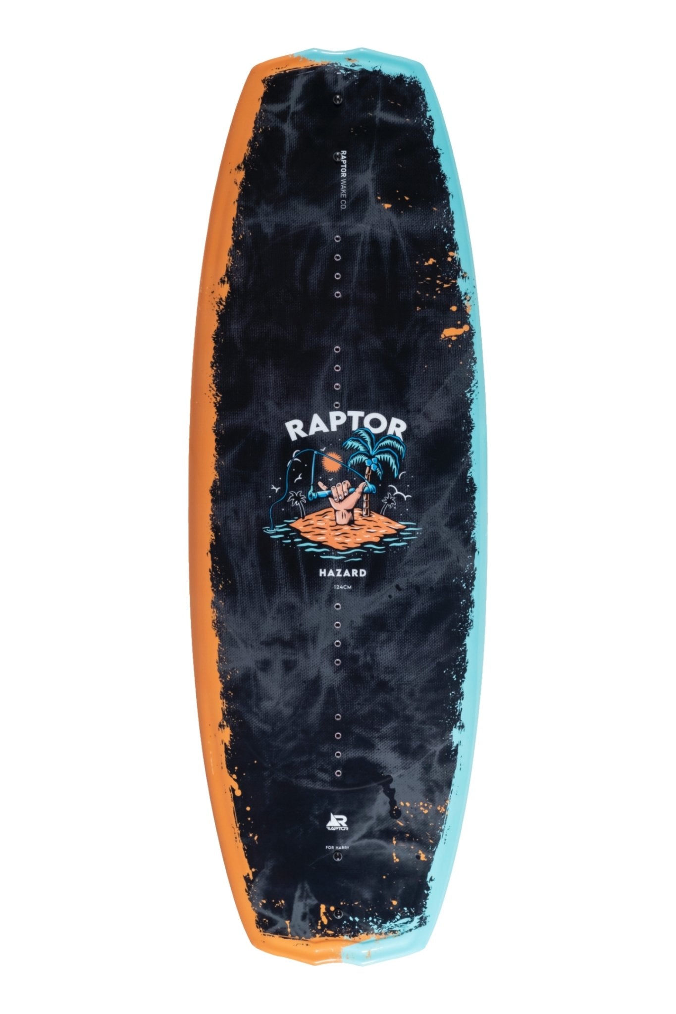 2023 Hazard Jr Wakeboard -RaptorRP1529-130-No Boots-US 5 to 8