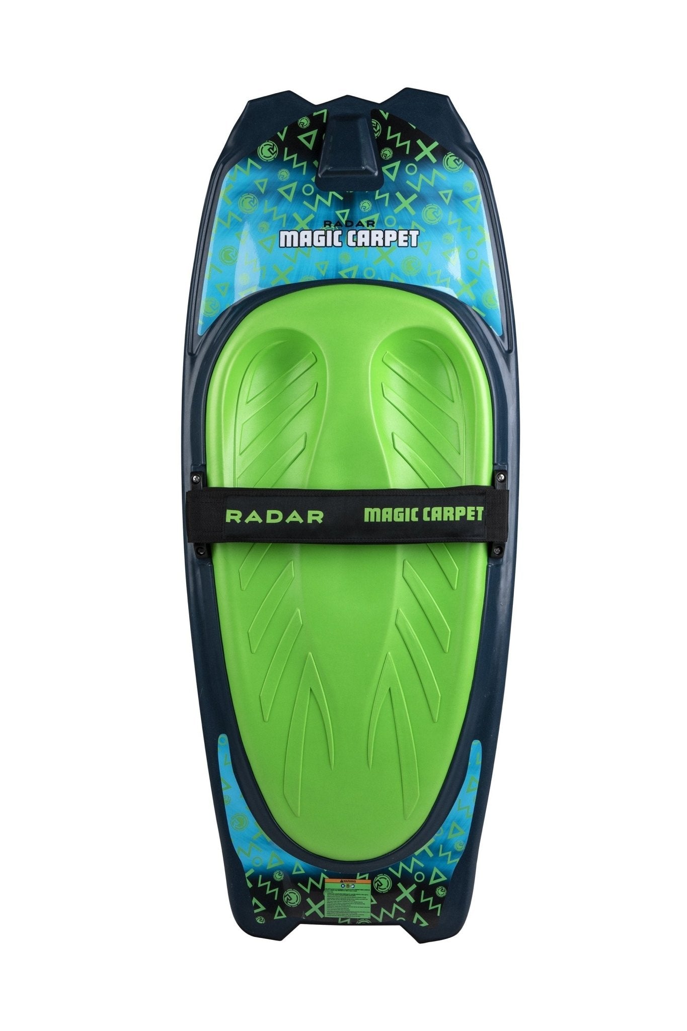 2023 Radar Magic Carpet Kneeboard Teal / Fluorescent Green No Size -Radar230320-Teal / Fluorescent Green-No Size