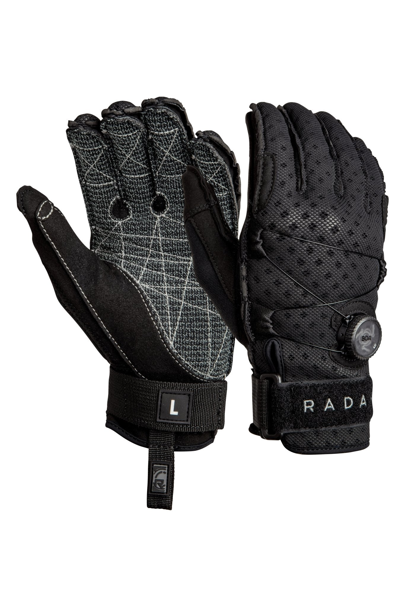 2023 Radar Vapor-K Boa Inside-Out Glove -Radar235010-Black / Shadow Ariaprene-XS