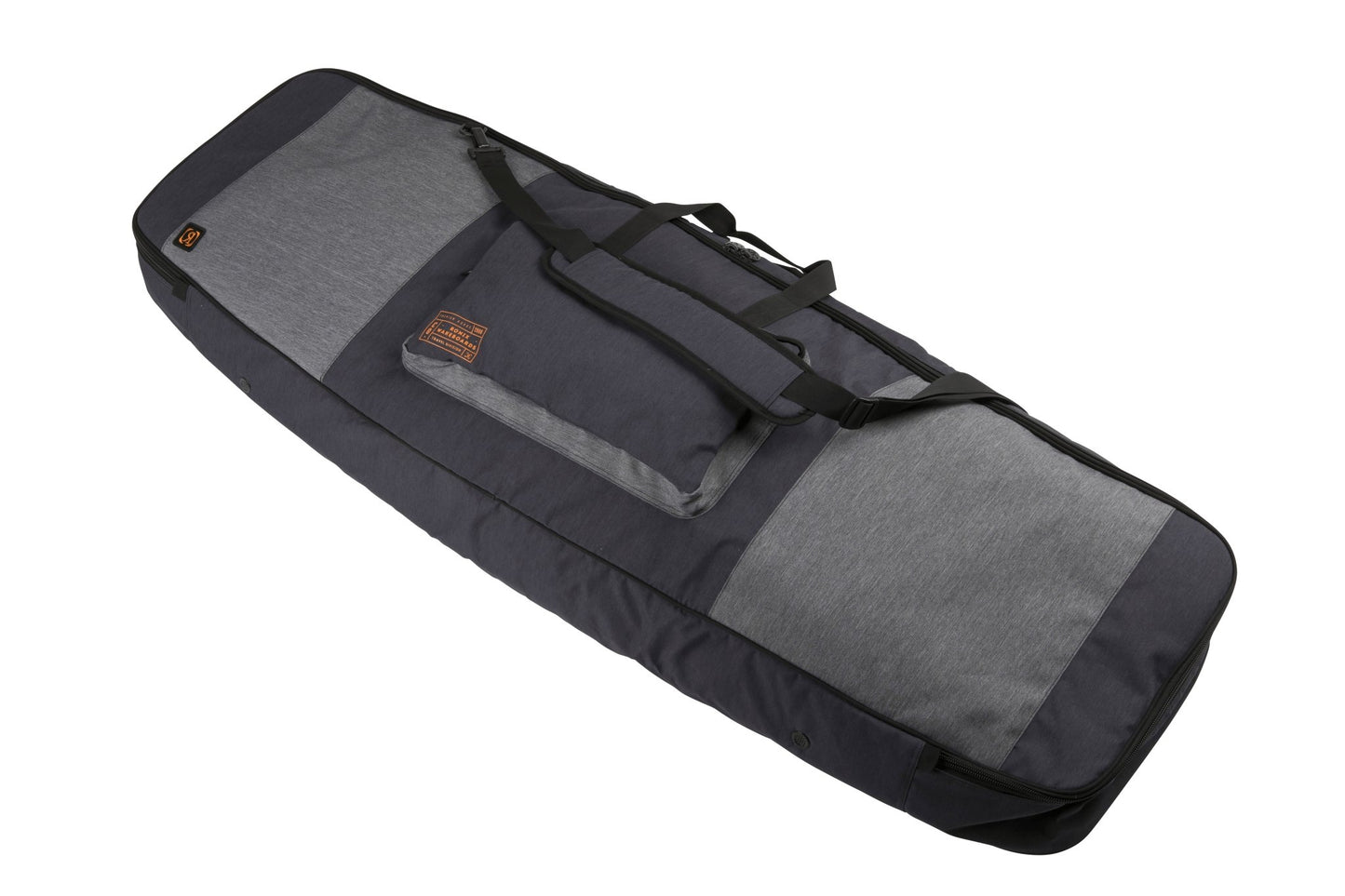 2023 Ronix Battalion Padded Board Case -Ronix235120-Heather Charcoal / Orange-Up to 153