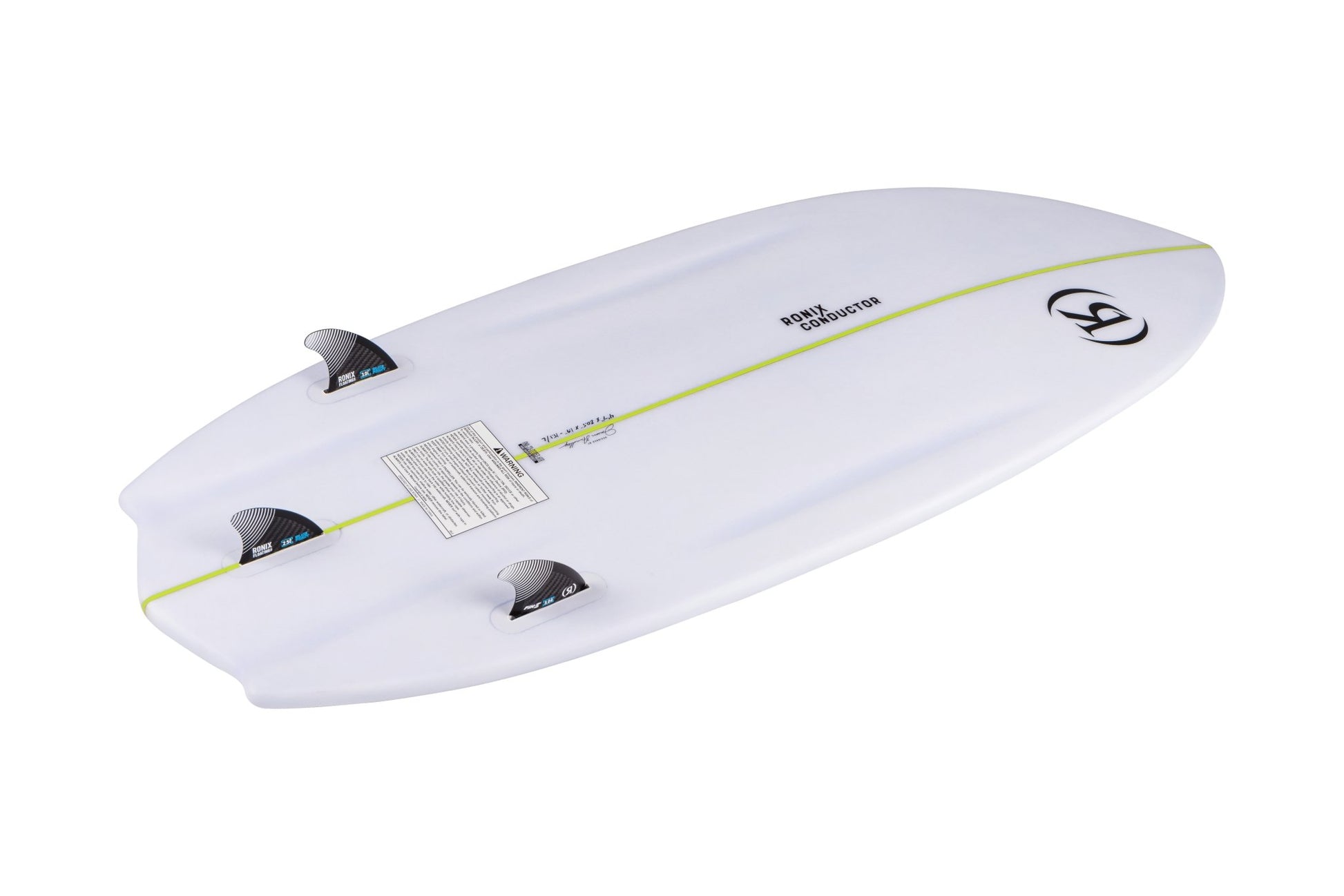 2023 Ronix Flyweight Conductor -Ronix232360-Glacier White / Lime Green-4 3