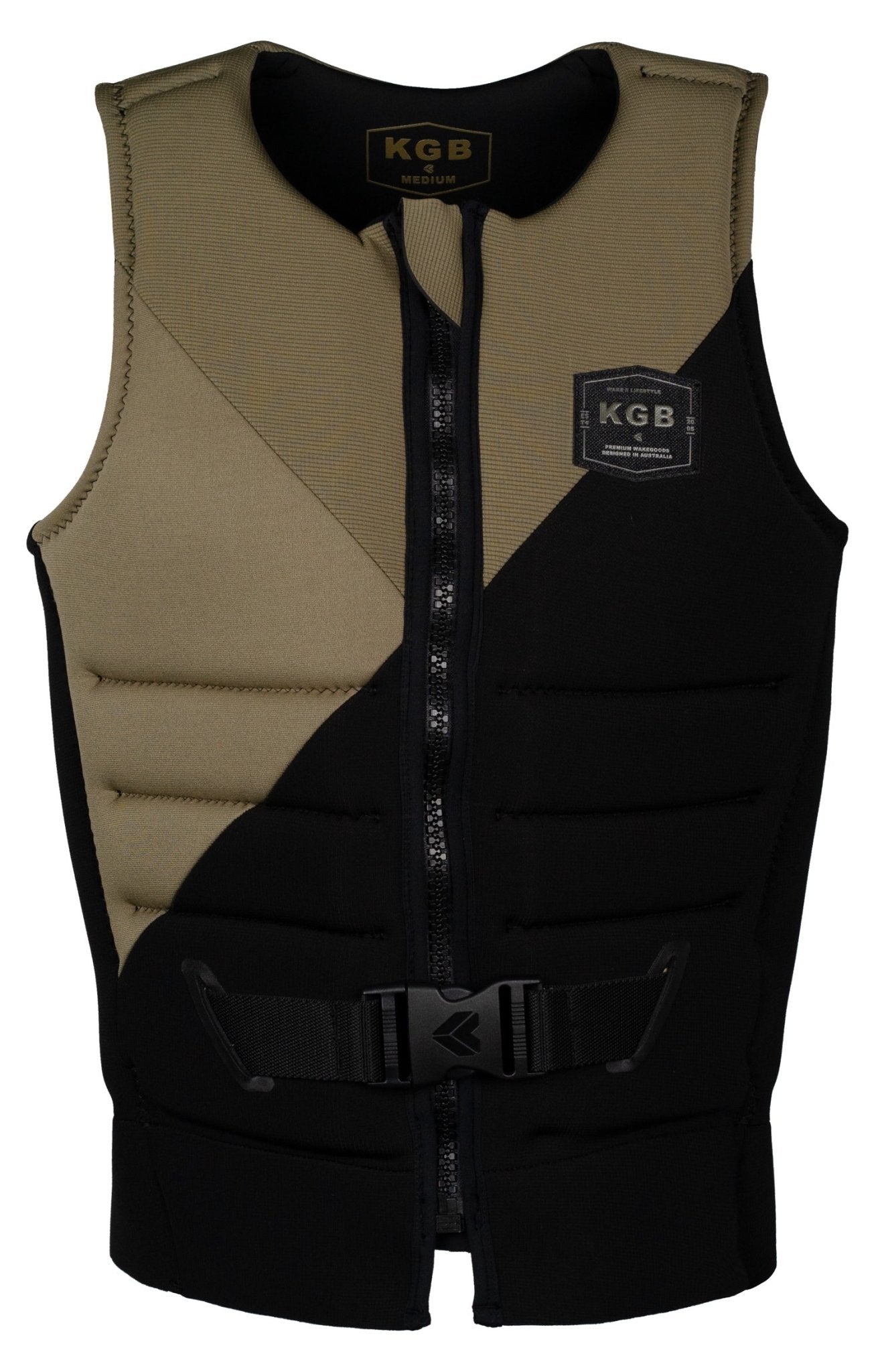 2024 KGB Control Vest -KGB240000-Black / Taupe-Small