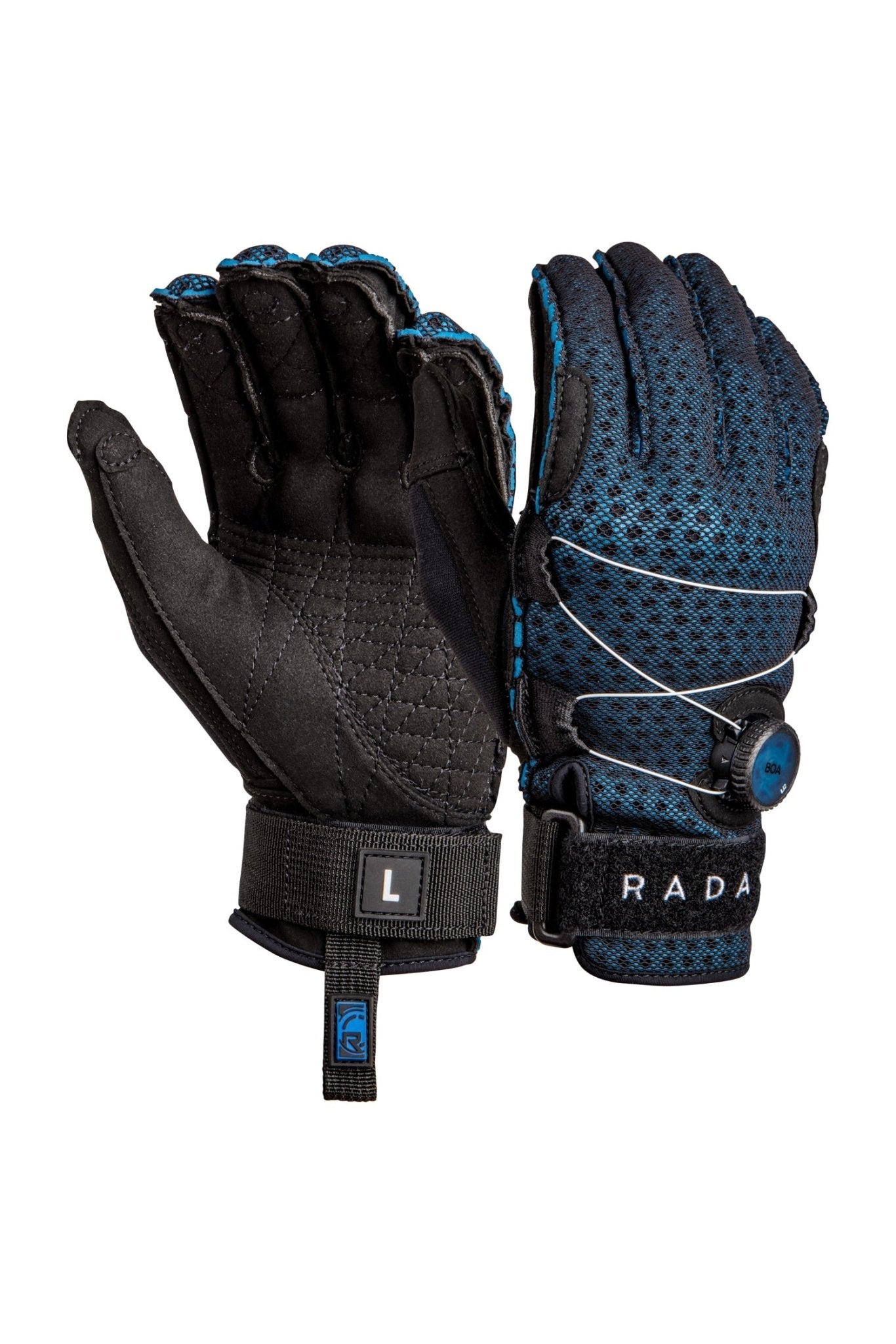 2024 Radar Vapor BOA - A Glove -Radar245020-Black / True Blue Ariaprene-XS