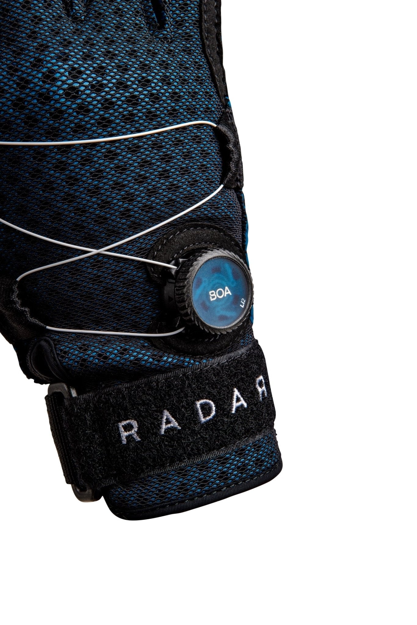2024 Radar Vapor BOA - A Glove -Radar245020-Black / True Blue Ariaprene-XS