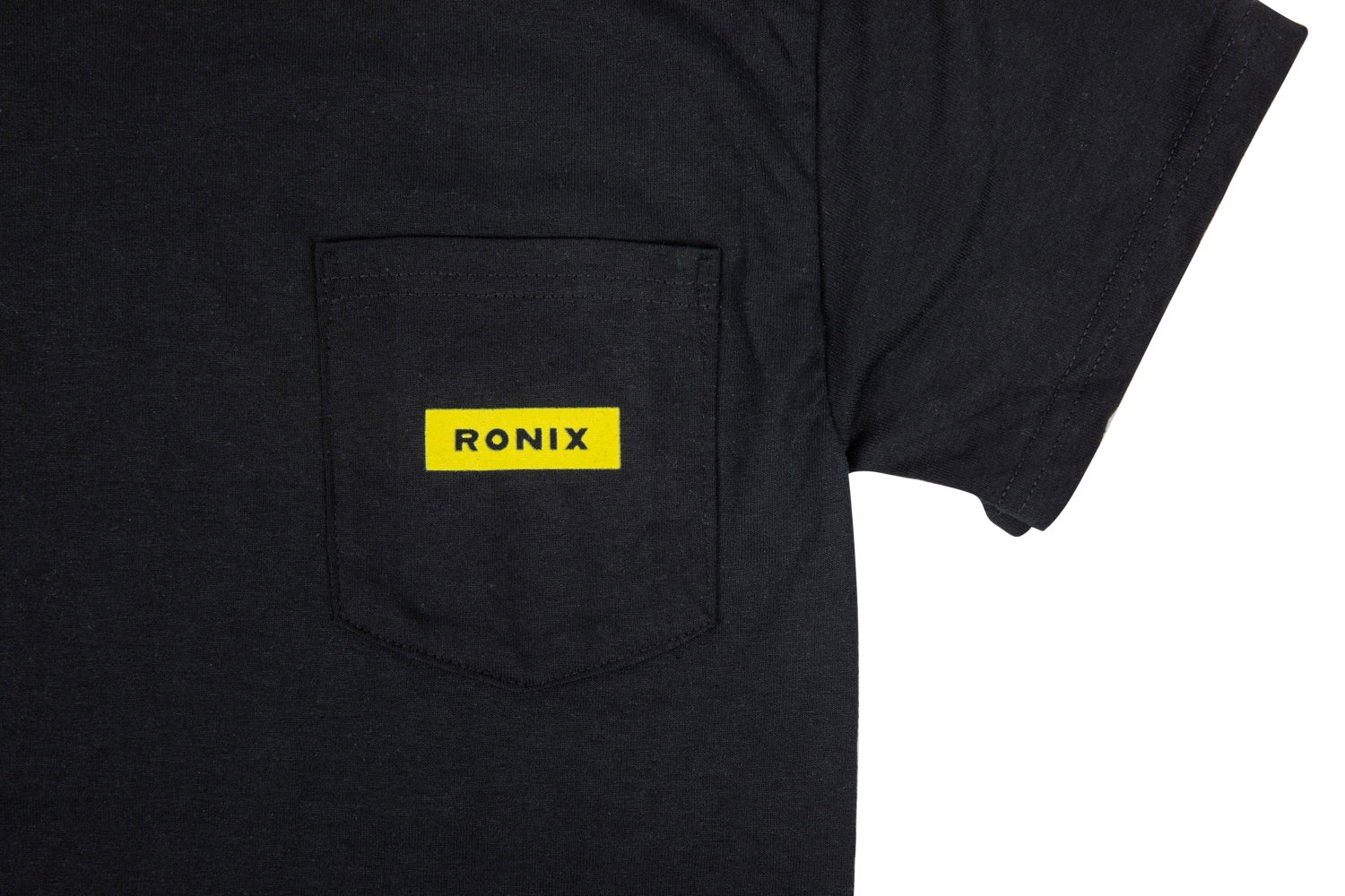 2024 Ronix Megacorp Pocket Tee -Ronix248020-Black / Yellow-Small