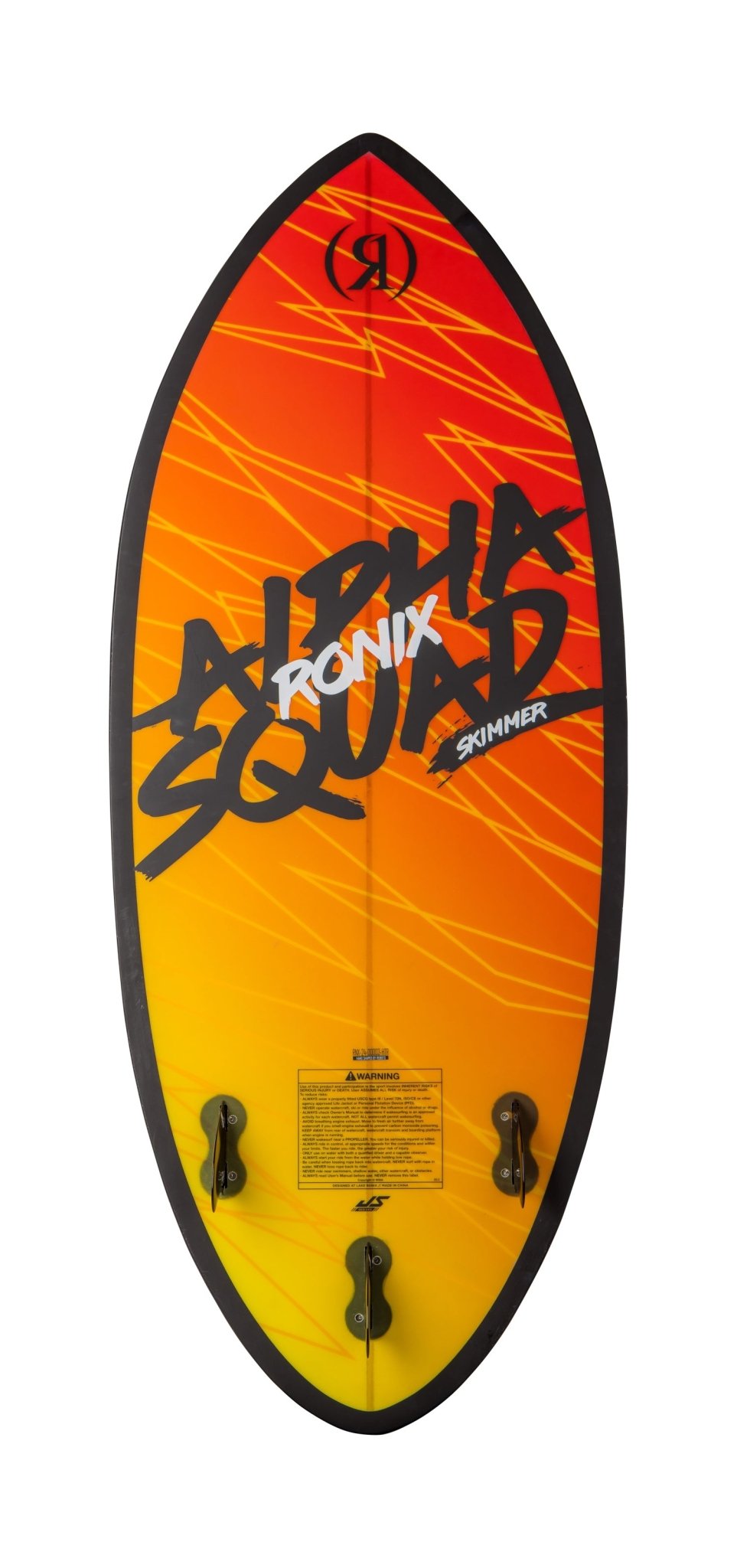 2024 Ronix Standard Core Alpha Squad Skimmer -Ronix242480-Red / Yellow Fade-4 2