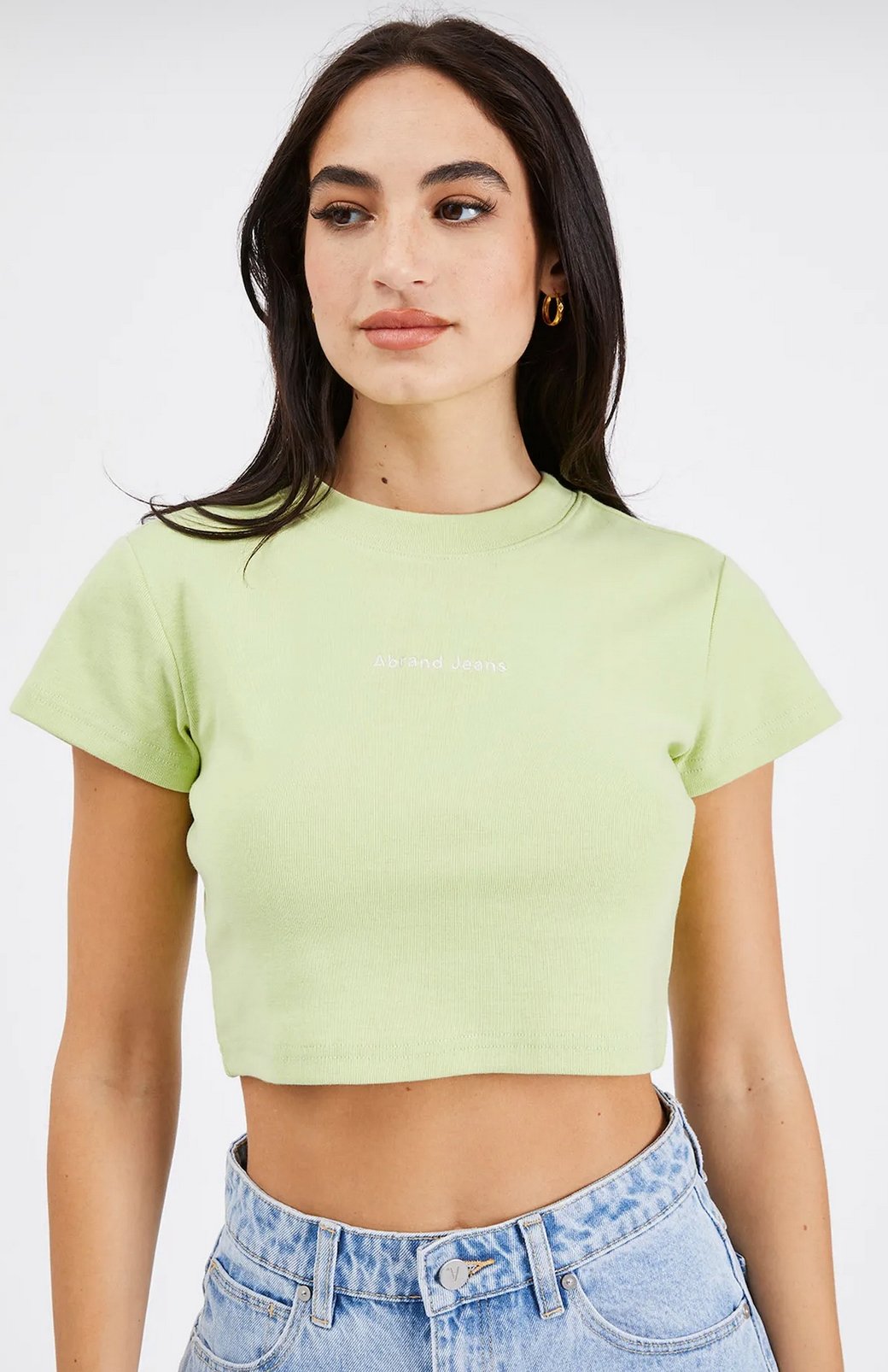 A 90S CROP TEE -Abrand72525-6988-FADED FLURO-XL