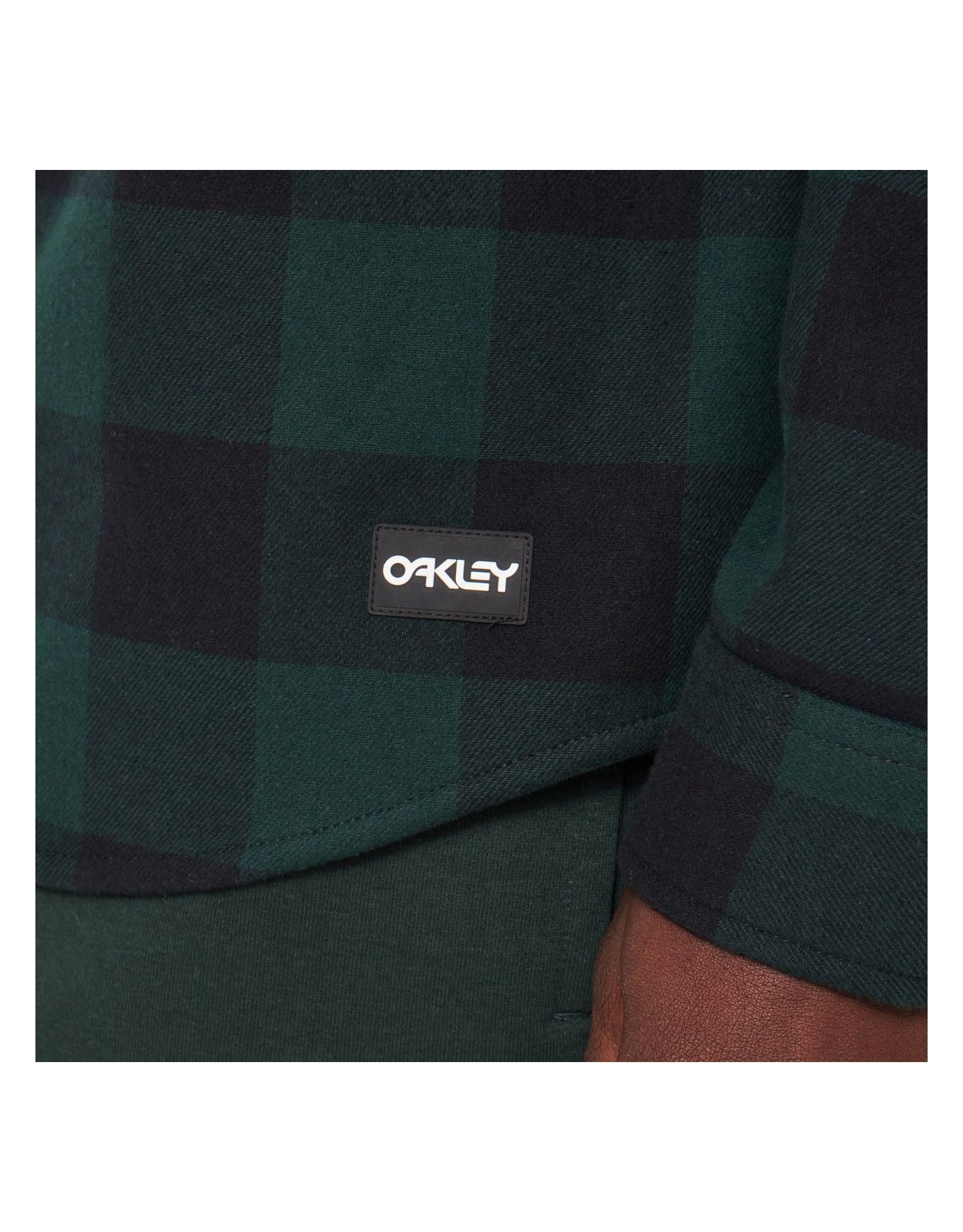 BEAR COZY FLANNEL -OakleyFOA402577-HUNTER GREEN/BLACK CHECK-S