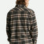 BOWERY L/S FLANNEL -Brixton01213-BLACK/CHARCOAL/OFF WHITE-XXL