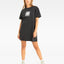 Checkers Tshirt Dress -HurleyWDRSU23CTD-Black-XS