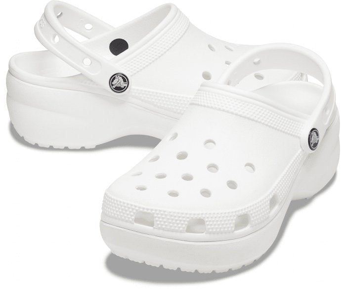 Classic Platform Clog White -Crocs206750-100-W4