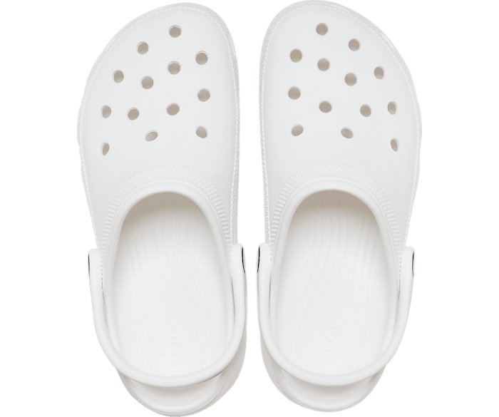 Classic Platform Clog White -Crocs206750-100-W4