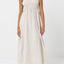 CLASSIC SHIRRED MIDI DRESS -RhythmCL22W-DR02-CARAMEL-6