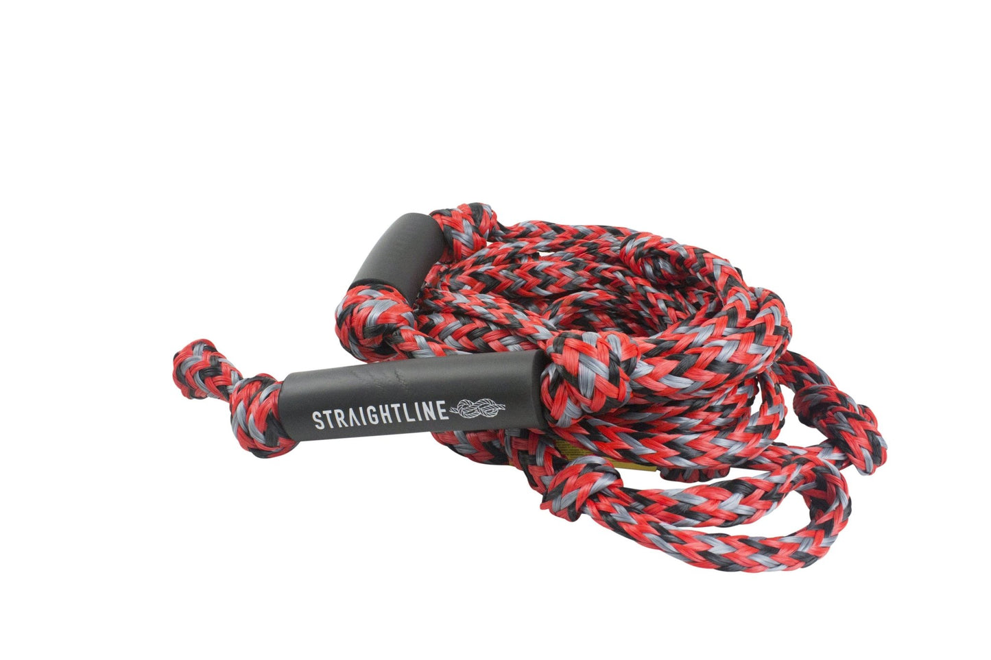 Knotted Wake Surf Rope -StraightlineSL7010-red-