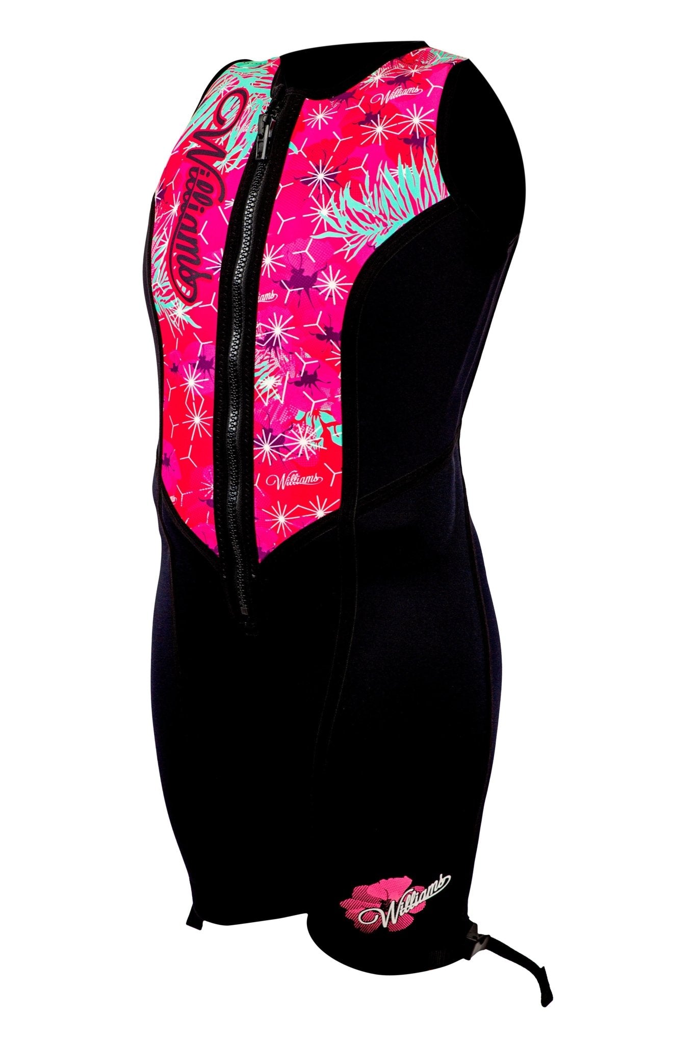 Ladies Sports Wetsuit -Williams208242-8-Black/Pink