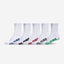 Large Stealth Crew Sock 5 Pack -GlobeGB71219027-White-12-15